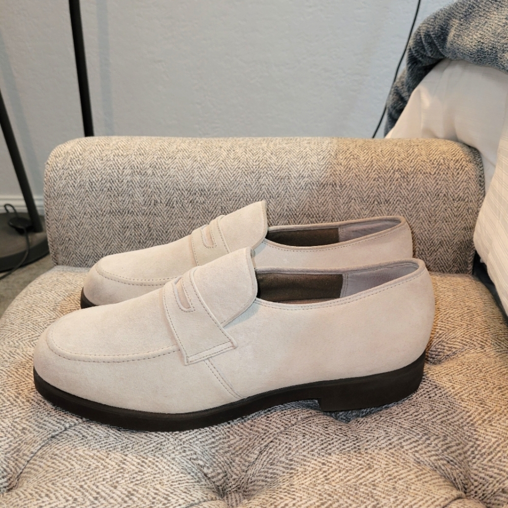 J. Crew, Size 10.5, White, Loafers
